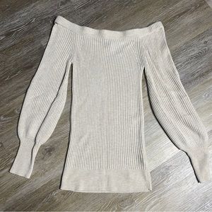 Topshop Off- the Shoulder Sweater